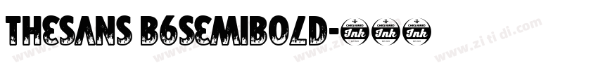 THESANS B6SEMIBOLD字体转换